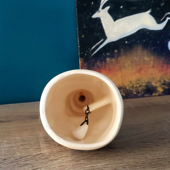 🔥3/$40🔥Festive Ceramic Snowman Bell - Picture 3 of 4